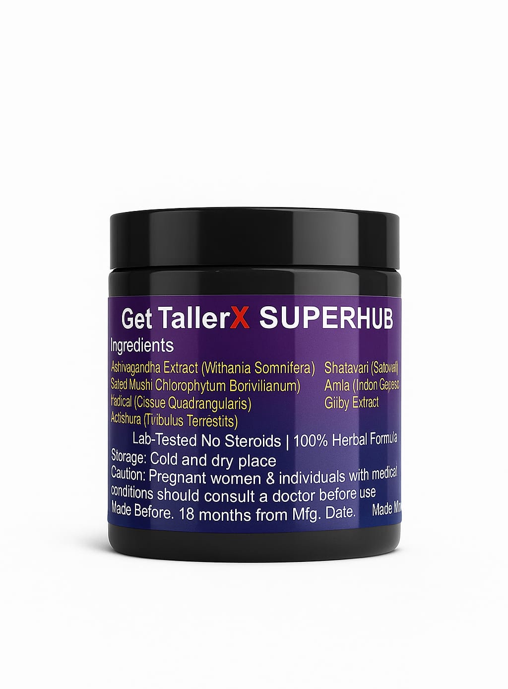 GetTallerX Superhub ☘️ Ayurvedic Height Growth Powder